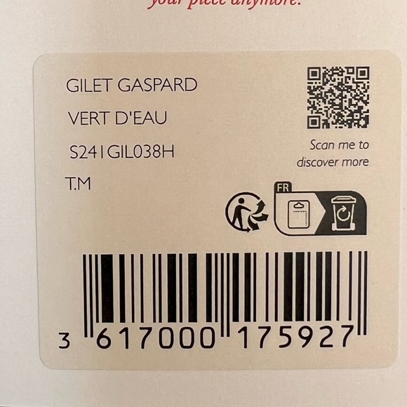 NWT Sézane Gaspard Cardigan | SOLD OUT size M Sea Green - Picture 8 of 8